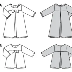 Bluse/kjole Burda kids 9252 str. 104-134