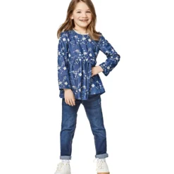 Bluse/Kjole Burda Kids 9350 str. 92-122