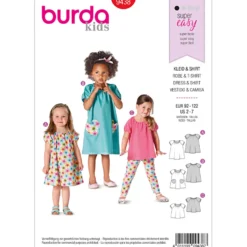 Bluse/Kjole Burda Kids 9438 str. 92-122