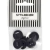 Bluseknap 4-huls, 18 mm, 6stk. Marine