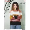 Bluse m/brede striber i Angel