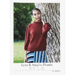 Bluse m/ pufærme i Luna og Angel