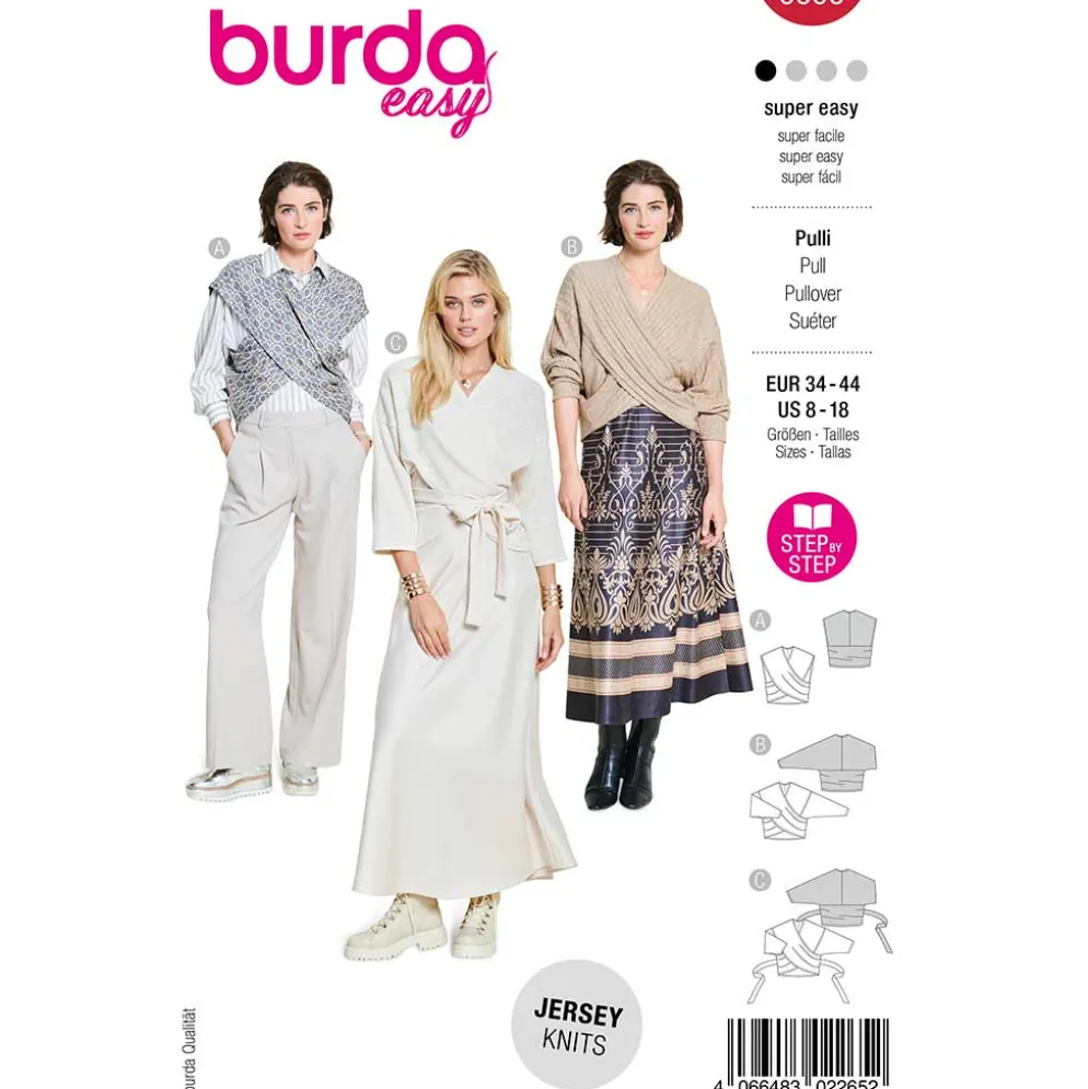 Bluse og Jakke Burda str. 34-44