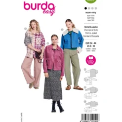 Bluse og Jakke Burda str. 34-44