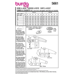 Bluse og Jakke Burda str. 34-44