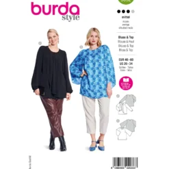 Bluse og T-shirt Burda 5692 str. 46-60