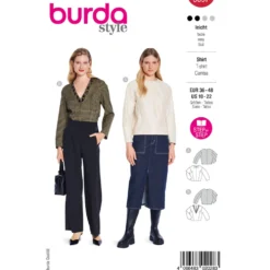 Bluser Burda 5697 str. 36-48