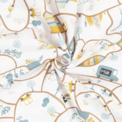 Bomuld m/ biler Trend White