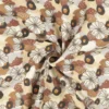 Bomuld m/blomster Sand
