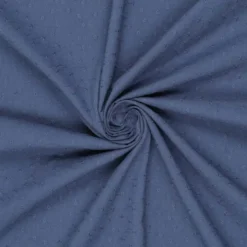 Bomuld m/broderi ranker Slate blue