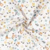 Bomuld m/havemusen Trend white