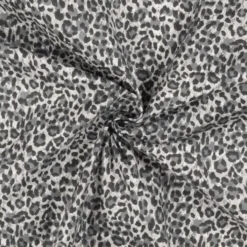 Bomuld m/leopard Silver