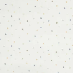 Bomuld m/prikker Trend white
