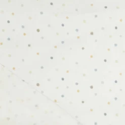 Bomuld m/prikker Trend white
