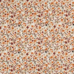 Bomuld m/små blomster Misty rose