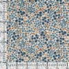 Bomuld m/ småblomstret print Slate blue