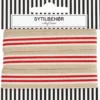 Bomuldsbånd m. striber, 3m Sand