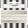 Bomuldsbånd m. striber, 3m Trend white