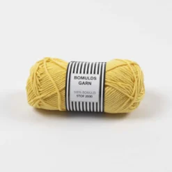 Bomuldsgarn 8/8 Gul
