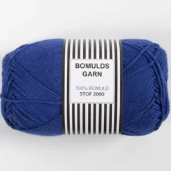 Bomuldsgarn 8/4 Kongeblå
