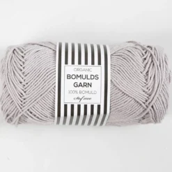 Bomuldsgarn Organic 8/4 Perlegrå