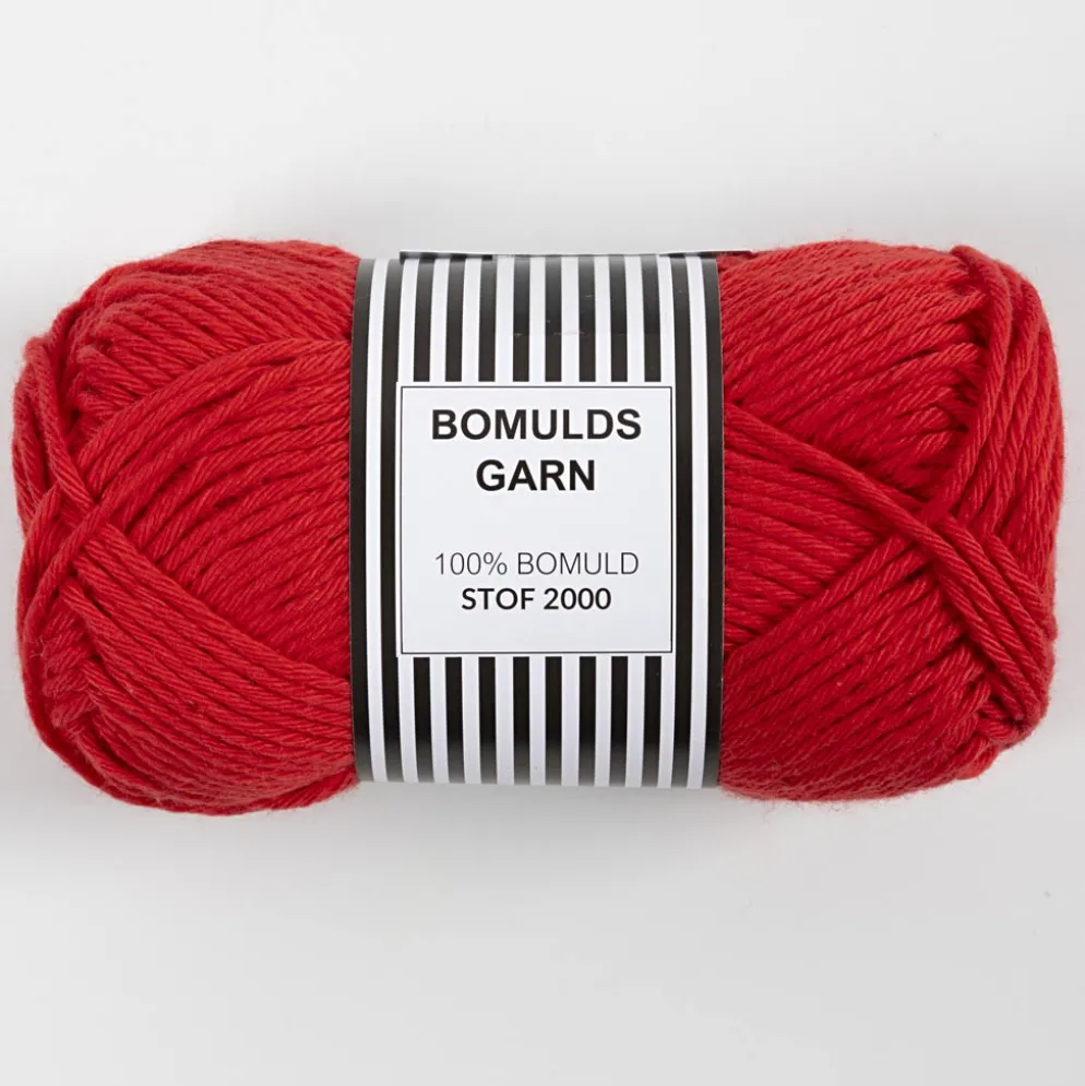 Bomuldsgarn 8/8 Rød