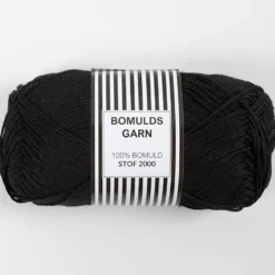 Bomuldsgarn 8/4 Sort