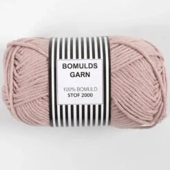 Bomuldsgarn 8/8 Støvet gammelrosa