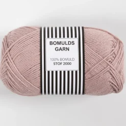 Bomuldsgarn 8/4 Støvet gammelrosa