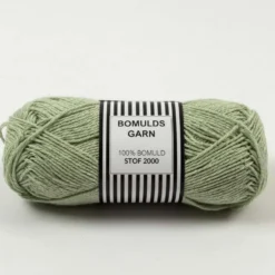 Bomuldsgarn 8/4 Støvet mint