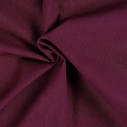 Bomuldslærred GOTS Organic cotton Aubergine