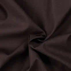 Bomuldslærred GOTS Organic cotton Mørk brun