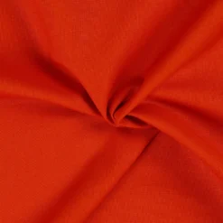 Bomuldslærred GOTS Organic cotton Rød orange