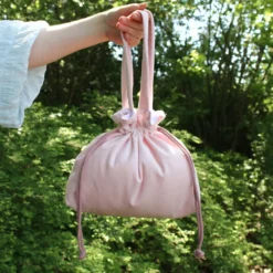Bomuldsvelour vævet Misty rose