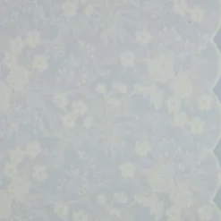 Bomulds voile m/blomster broderi Trend white