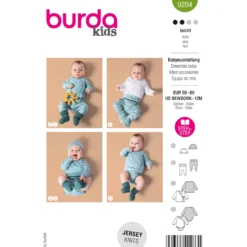 Børn accessories Burda 9204 str. 50-80