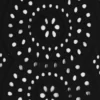 Broderi anglaise m/ bladranker Sort