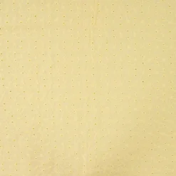 Broderi anglaise m/blomster Lys gul