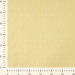 Broderi anglaise m/blomster Lys gul