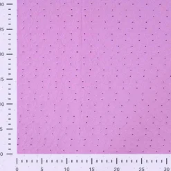 Broderi anglaise m/blomster Lys rødviolet