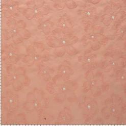 Broderi anglaise m/blomster Pudder