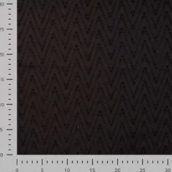 Broderi anglaise zigzag Sort