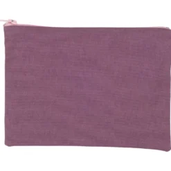 Broderi kit Pink og lilla streger Clutch 13x18cm