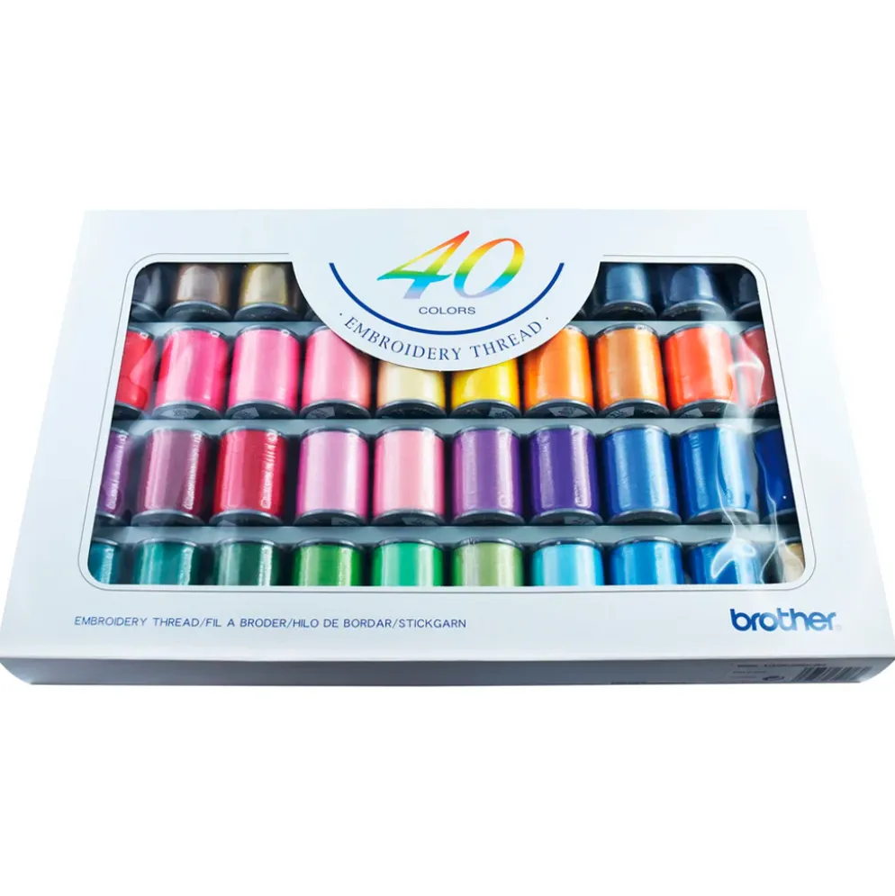 Brother SKiTCH PP1 Broderimaskine sampak med 40 spoler broderitråd