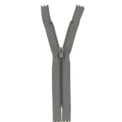 Bukselås metal m/standardskyder 12 cm, 4 mm Skiffergrå