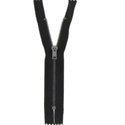Bukselås metal m/standardskyder 12 cm, 4 mm Sort
