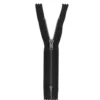 Bukselås metal m/standardskyder 18 cm, 4 mm Sort