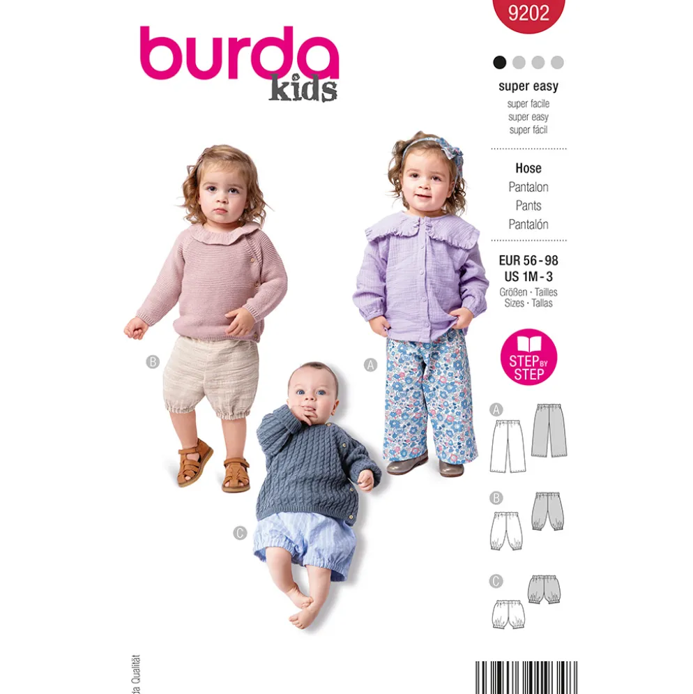 Bukser Burda Kids 9202 str. 56-98