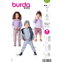 Bukser Burda Kids 9211 str. 86-122