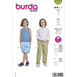 Bukser Burda Kids 9224 str. 98-128